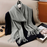 Women's Winter Cashmere Scarf Warm Pashmina Shawl Wrap