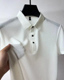 Men's Slim Fit Polo Shirt Casual Short Sleeve Summer Wear
