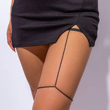 IngeSight.Z Pearl Tassel Thigh Chain Women Adjustable Leg