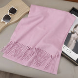 Women's Winter Cashmere Scarf Warm Pashmina Shawl Wrap