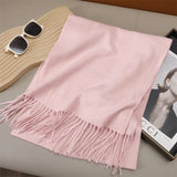 Women's Winter Cashmere Scarf Warm Pashmina Shawl Wrap