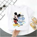 Mickey Minnie Summer Children's Pure Cotton Short-Sleeved
