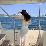 Sexy Boho Beach Holiday Camisole Halter Women Crochet Knit