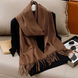 Women's Winter Cashmere Scarf Warm Pashmina Shawl Wrap