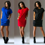 Summer Fashion Women Dress Dresses Casual Short Sleeve