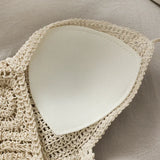 Sexy Boho Beach Holiday Camisole Halter Women Crochet Knit