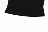 Metal Buckle Decoration Tank Tops Women's Off-Shoulder Outfit
