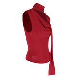 Summer New Women's Sexy Sleeveless V-Neck Lady Top Fashion