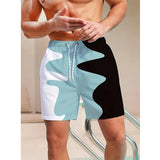 3D Funny Leopard Camouflage-Print Beach Shorts For Men