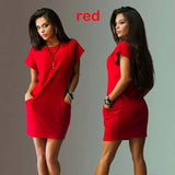 Summer Fashion Women Dress Dresses Casual Short Sleeve