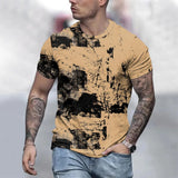 Men's Oversized T-Shirts Summer Fashion  Round Neck T-Shirt