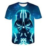 Men's Star Wars Anime Kids Boys Short Sleeve T-Shirt Casual