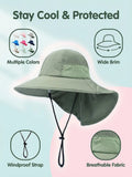 Children's sun hats for summer, baby sun protection hat