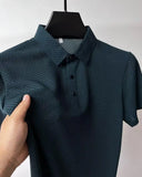 Men's Slim Fit Polo Shirt Casual Short Sleeve Summer Wear