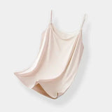 Cotton Feel Solid Sling Camisole Women's Crop Top Sleeveless