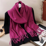 Women's Winter Cashmere Scarf Warm Pashmina Shawl Wrap