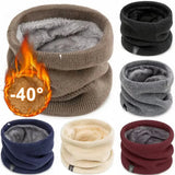 Winter Neck Gaiter Fleece Lined Neck Warmer Face Cover