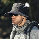 Adjustable Wide Brim Fishing Hat for Hiking and Camping