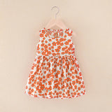 Girls Sleeveless Princess Dress Cute Summer Casual Outfit