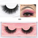 3D Mink Lashes Luxury Hand-Made Eyelashes False Eyelashes Upper Lashes