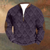 Men’s Patchwork Windbreaker – Stand Collar Long Sleeve Casual Jacket