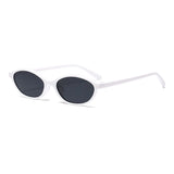 Women's Leopard Retro Oval Sunglasses Small Frame UV Eyewear