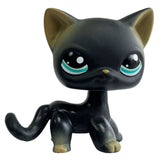Rare pet toy Mini Stands Short Hair Kitten Old Figures Collection Original Bobble head toy lps