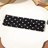Retro Polka Dot Wide Headband for Women Yoga & Fashion Wear