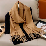 Women's Winter Cashmere Scarf Warm Pashmina Shawl Wrap