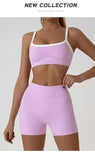 Women's Shock Absorbing Sports Bra Breathable Yoga Gym Top