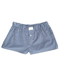 Women’s Y2K Retro Cleanfit Plaid Print Elastic Loungewear Loose Shorts