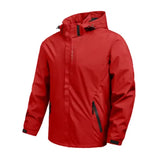 Men's lightweight windbreaker jacket with Hood | Zip Up, Underarm vents, Windproof Hoodie