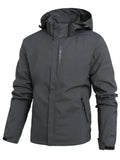Men's lightweight windbreaker jacket with Hood | Zip Up, Underarm vents, Windproof Hoodie