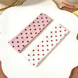 Retro Polka Dot Wide Headband for Women Yoga & Fashion Wear