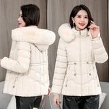 Casual Thickened Women's Parkas: Fashion High-Quality, Fashionable, Washable, Warm, Short Overcoat With Hoodie