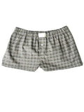 Women’s Y2K Retro Cleanfit Plaid Print Elastic Loungewear Loose Shorts