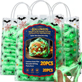 Halloween Glow in Dark Fake Cobwebs, Spider-Stretchy Spooky Web Decor