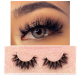 FOXESJI Makeup Eyelashes 3D Mink Eye Lashes Fluffy Soft Wispy Natural Lashes Extension Reusable Fake Lashes False Eyelashes