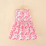 Girls Sleeveless Princess Dress Cute Summer Casual Outfit