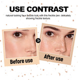 Face Fake Freckles Pen Natural Waterproof Pen for Long Lasting Look Dot Spot Makeup Tool