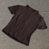 Women’s Quick-Dry Slim Fit Stand Collar Zipper Yoga Top