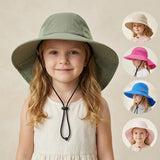 Children's sun hats for summer, baby sun protection hat