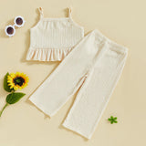 Infant Baby Girls Crocheted Flowers Toddler Summer Clothes