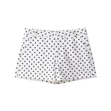 Women's Polka Dot Turtleneck Zipper Jacket with Pockets