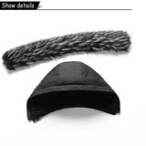 Men's Windproof Fleece Warm Detachable Hooded Parka Winter Jacket Solid Zipper Coat 6XL