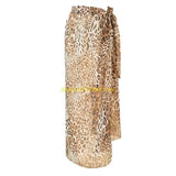 Women Swimsuit Coverup Sheer Beach Dress Bikinis Wrap Skirt