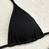 Sexy Lace Mesh Four-Piece Customizable Bikini Swimsuit Set