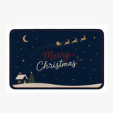 Christmas Tree Door Mat - Merry Christmas Entrance Rug & Kitchen Mat