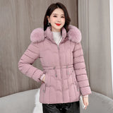 Casual Thickened Women's Parkas: Fashion High-Quality, Fashionable, Washable, Warm, Short Overcoat With Hoodie