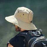Adjustable Wide Brim Fishing Hat for Hiking and Camping